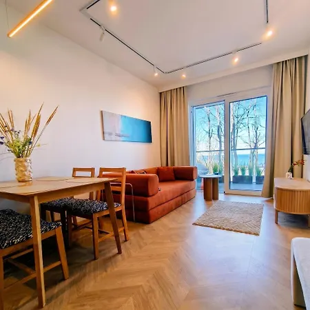 Perlowa Przystan Sea View Apartment- First Line Apartment Sianozety